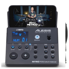 ALESIS Nitro MAX 8 Parça Elektronik Davul Seti - Bluetooth ve BFD Sesleri Dahil