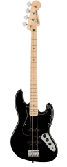 Squier Affinity Jazz Bass Akçaağaç Klavye Siyah Bas Gitar