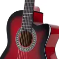 Barcelona LC 3900 CRDS Cutaway Kırmızı Sunburst Klasik Gitar