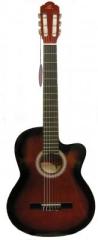 Barcelona LC 3900 CRDS Cutaway Kırmızı Sunburst Klasik Gitar