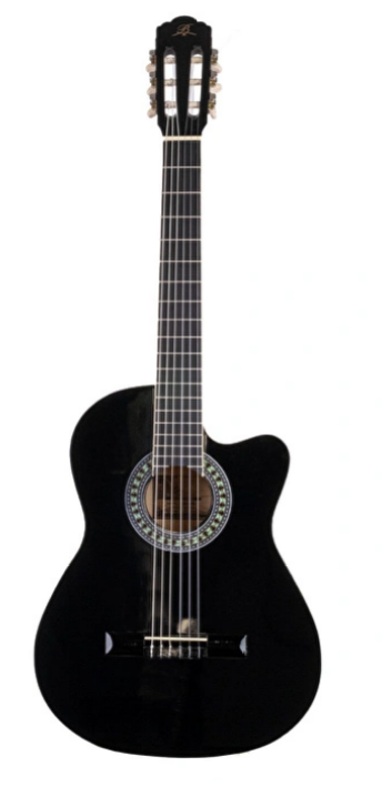 Barcelona LC 3900 CBK Cutaway Siyah Klasik Gitar