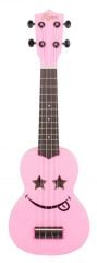 KOZMOS KUK-101-PNK Emoji Pembe Soprano Ukulele (Çantalı)