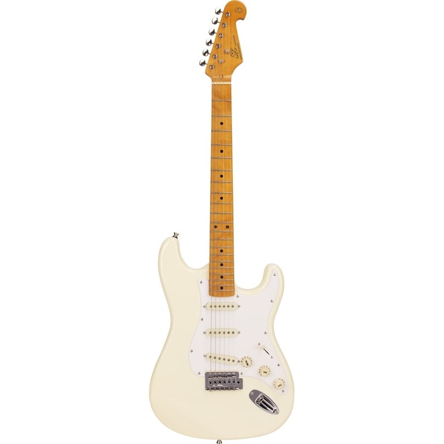 SX SST57+ VWH Stratocaster Elektro Gitar (Vintage White)