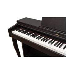 Valler PM40 Tuş Hassasiyetli USB Bağlantılı Rosewood Dijital Piyano