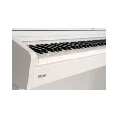 Valler PM40 Tuş Hassasiyetli USB Bağlantılı Beyaz Dijital Piyano