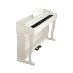 Valler PM40 Tuş Hassasiyetli USB Bağlantılı Beyaz Dijital Piyano