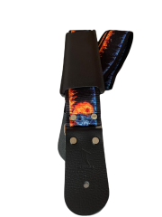 Pyro Aqua Omuz Korumalı Ayarlanabilir Deri Uçlu Gitar Askısı