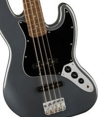 Squier Affinity Jazz Bass Laurel Klavye Charcoal Frost Metallic Bas Gitar