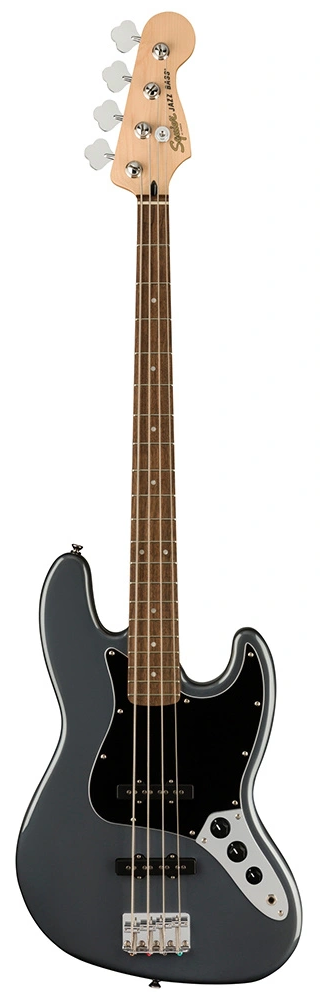 Squier Affinity Jazz Bass Laurel Klavye Charcoal Frost Metallic Bas Gitar