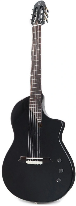 Martinez Hispania Black GT Elektro Klasik Gitar