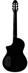 Martinez Hispania Black GT Elektro Klasik Gitar