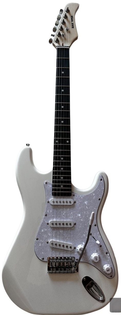 Rock Viper Venom20-WH SSS Beyaz Elektro Gitar