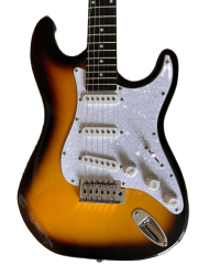 Rock Viper Venom20-BSB SSS Sunburst Elektro Gitar Seti