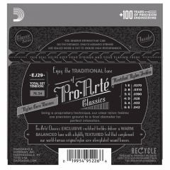 D'Addario EJ29 Pro-Arte Rectified Moderate Tension Klasik Gitar Teli