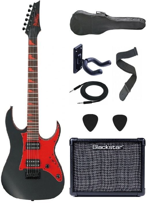IBANEZ GRG131DX-BKF GRG Elektro Gitar Set
