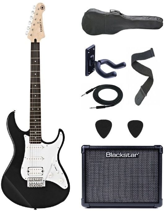 Yamaha Pacifica 012 Elektro Gitar (Black) Set,Yamaha Pacifica 012