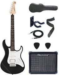 Yamaha Pacifica 012 Elektro Gitar (Black) Set
