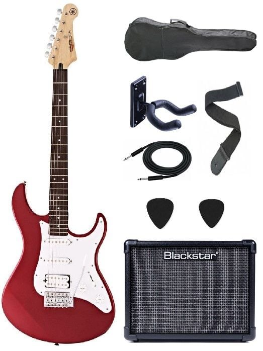 Yamaha Pacifica 012 Elektro Gitar (Metallic Red) Set