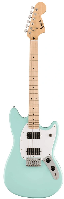 Squier FSR Sonic Mustang HH Akçaağaç Klavye WPG Sonic Blue Elektro Gitar