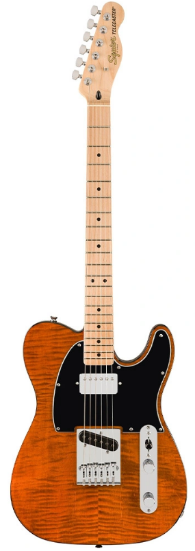 Squier Affinity Telecaster FMT SH Akçaağaç Klavye BPG Mocha Elektro Gitar