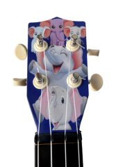 Hawiian Soprano Fil Desenli Komposit Ukulele