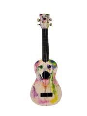 Hawiian Soprano köpek Desenli Komposit Ukulele