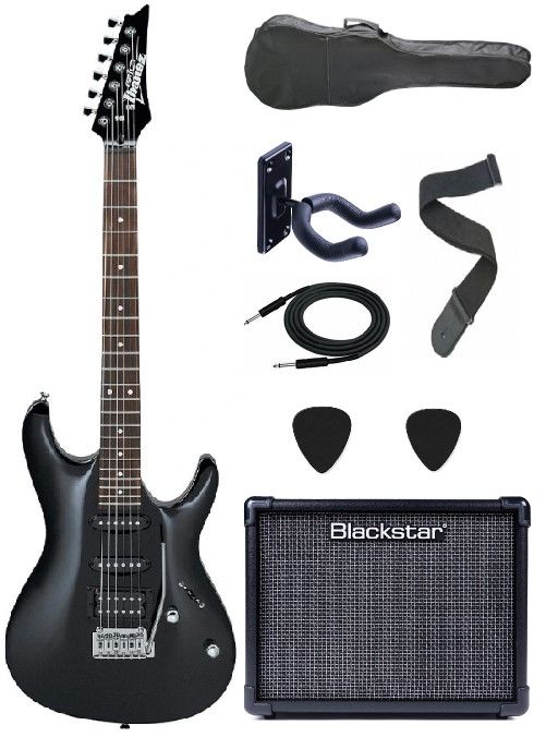 IBANEZ GSA60-BKN GIO SA Serisi Siyah Elektro Gitar Set