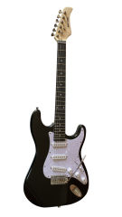 Rock Viper Venom20-BLK SSS Siyah Elektro Gitar Seti 2