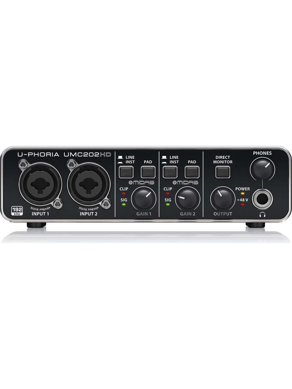 BEHRINGER UMC202HD - 2x2, 24-Bit/192kHz USB Ses Kartı