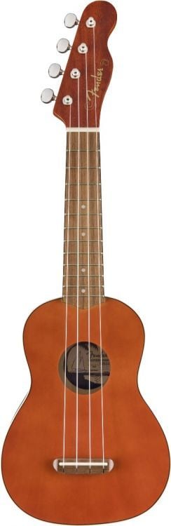 Fender Venice Soprano Ukulele WN Ceviz Klavye Naturel
