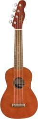 Fender Venice Soprano Ukulele WN Ceviz Klavye Naturel