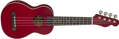 Fender Venice Soprano Ceviz Klavye Cherry Ukulele