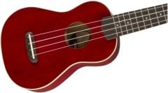 Fender Venice Soprano Ceviz Klavye Cherry Ukulele