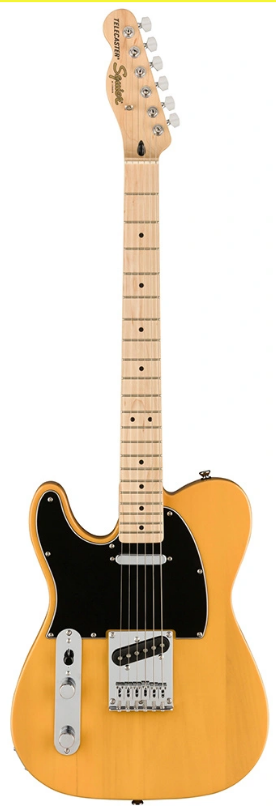 Squier Affinity Telecaster Solak Akçaağaç Klavye Butterscotch Blonde Elektro Gitar