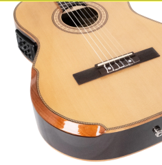 BARCELONA Royal CEQ Elektro Klasik Gitar