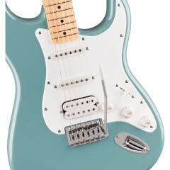 Squier FSR Sonic Stratocaster HSS Akçaağaç Klavye  WPG Sonic Gray Elektro Gitar