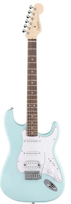 Squier Debut Stratocaster HSS Laurel Klavye Daphne Blue Elektro Gitar
