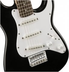 Squier Mini Strat V2 Laurel Klavye Black Elektro Gitar