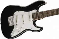 Squier Mini Strat V2 Laurel Klavye Black Elektro Gitar