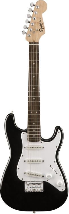 Squier Mini Strat V2 Laurel Klavye Black Elektro Gitar