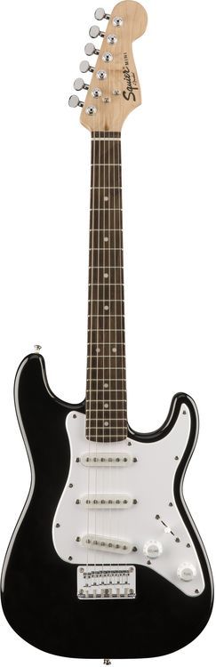 Squier Mini Strat V2 Laurel Klavye Black Elektro Gitar