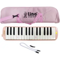LİNO MELODİKA 32 TUŞLU BEZ ÇANTA PASTEL PEMBE
