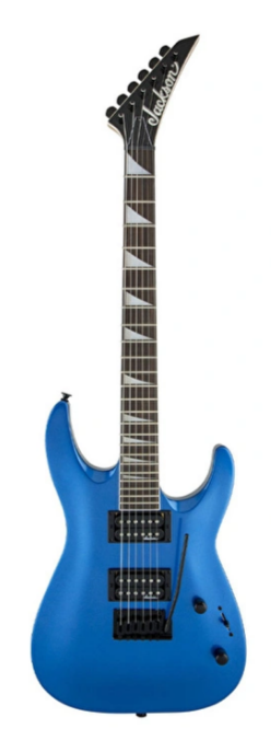 Jackson JS22 DKA Dinky Arch Top 2 Point Tremolo Amaranth Klavye Metallic Blue Elektro Gitar