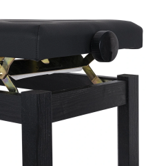 KOZMOS P-310-BK Ayarlı Piyano Taburesi - Siyah