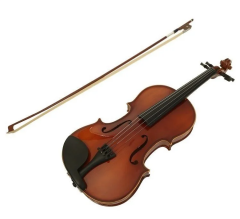 VANETTA VL-2A 1/4 Abanoz Kulaklı Masif Mat Keman