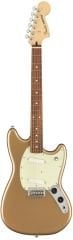 Fender Mustang Pau Ferro Klavye Firemist Gold Elektro Gİtar
