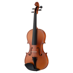 VANETTA VL-2A / 1/2 Abanoz Kulaklı Masif Mat Keman