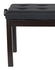 KOZMOS P-310-RW Ayarlı Piyano Taburesi - Kahverengi - Siyah