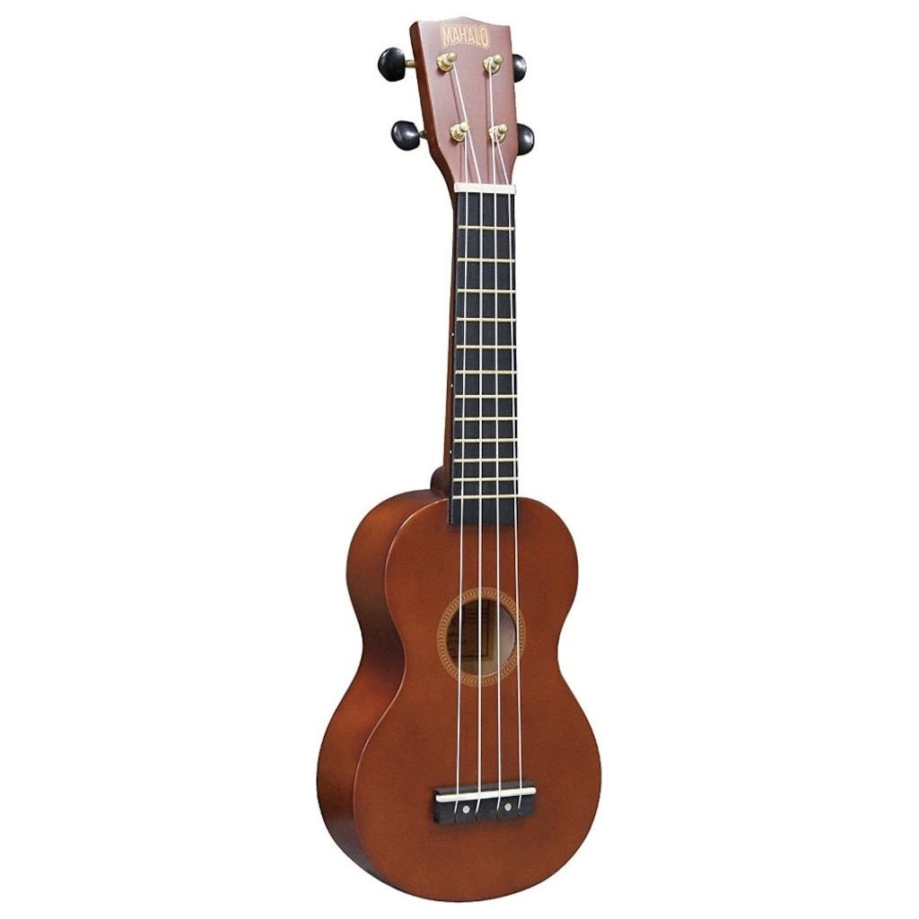 Mahalo MR1TBR-PK Soprano Ukulele (Transparent Brown)