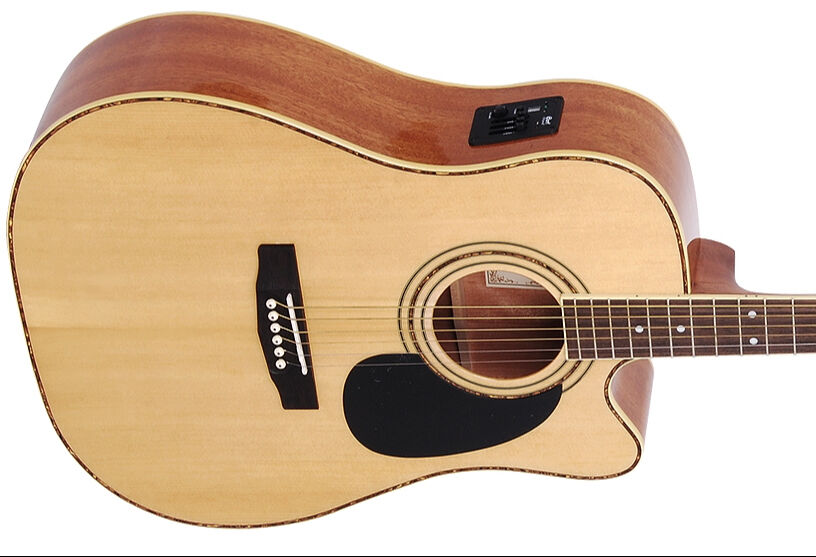 Cort AD880CENSW Kılıflı Elektro Akustik Gitar